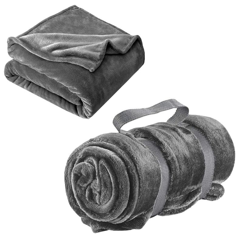 Lewis N. Clark Microplush Travel Blanket