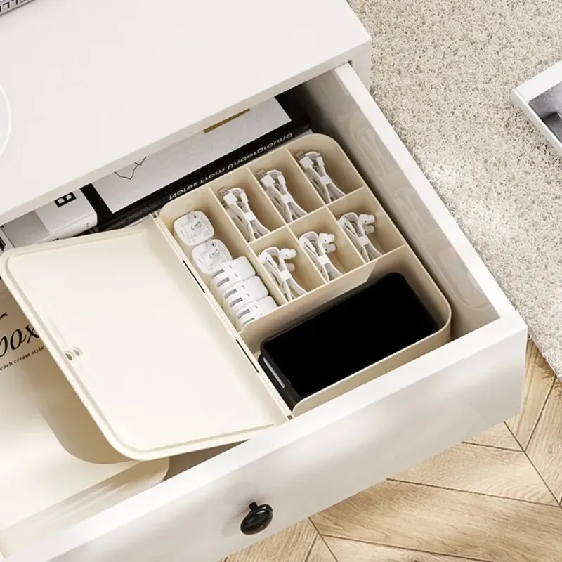 Drawer Organizers with Cord Slots