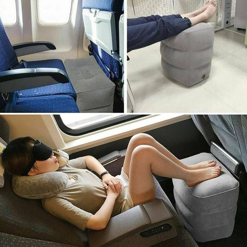 Inflatable Footrest or Foot Sling (If Your Airline Permits It)