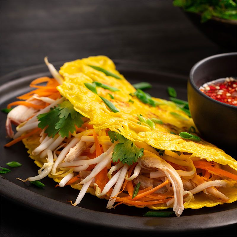 Banh Xeo (Vietnamese Crispy Pancake)