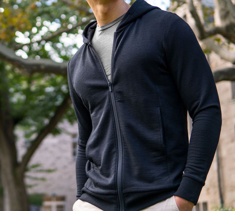 Unbound Merino Compact Travel Hoodie