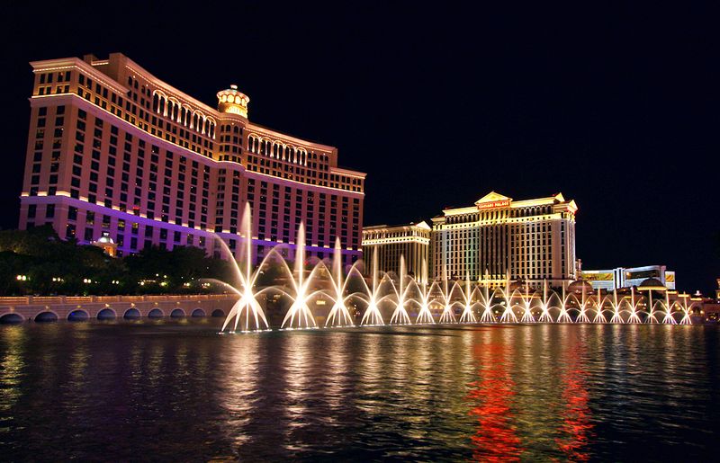 Las Vegas Strip's Bellagio Fountains