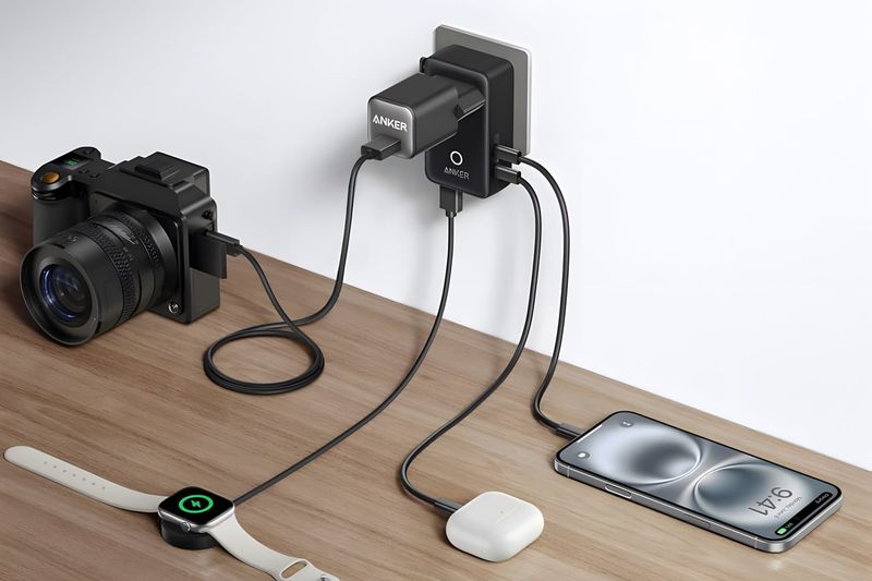 Anker Nano Travel Adapter (5-in-1, 20W) — slim everyday carry