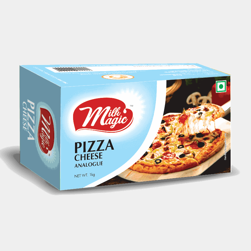 Frozen pizza cheese analogues