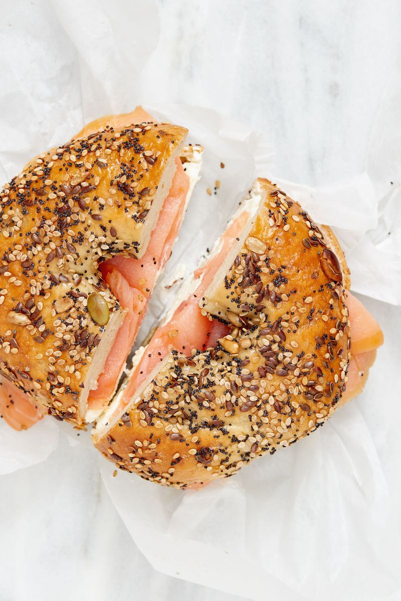 Fresh Bagels with Cream Cheese