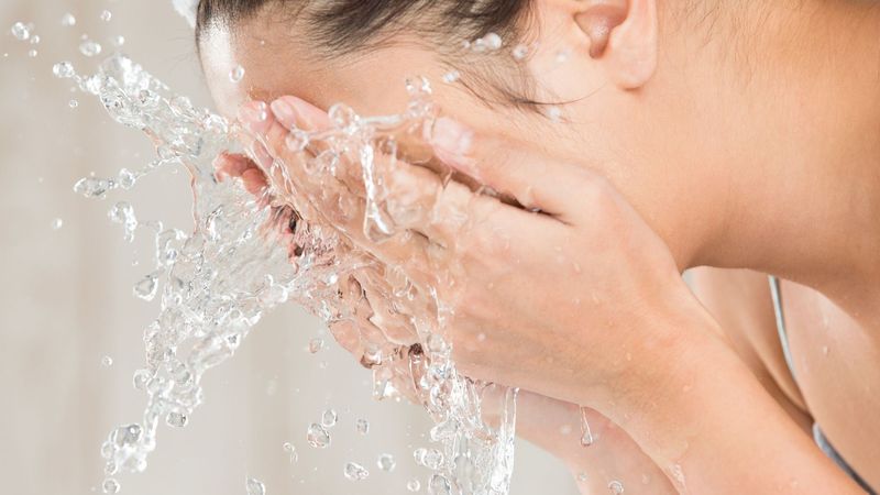 Post-flight reset: warm (not hot) water, gentle cleanse, moisturize.
