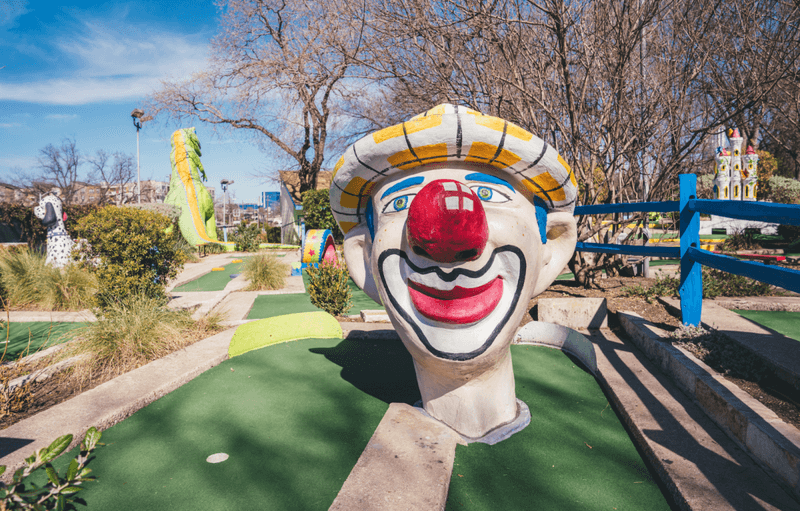 Mini-golf at Peter Pan (a true Austin classic)