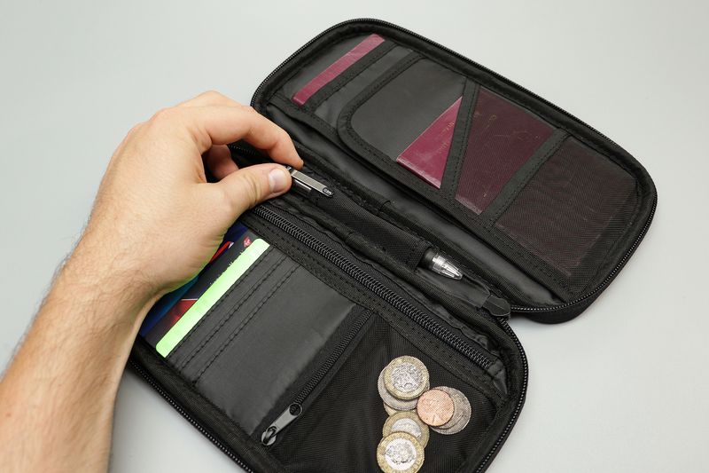 Amazon Basics RFID Travel Passport Wallet