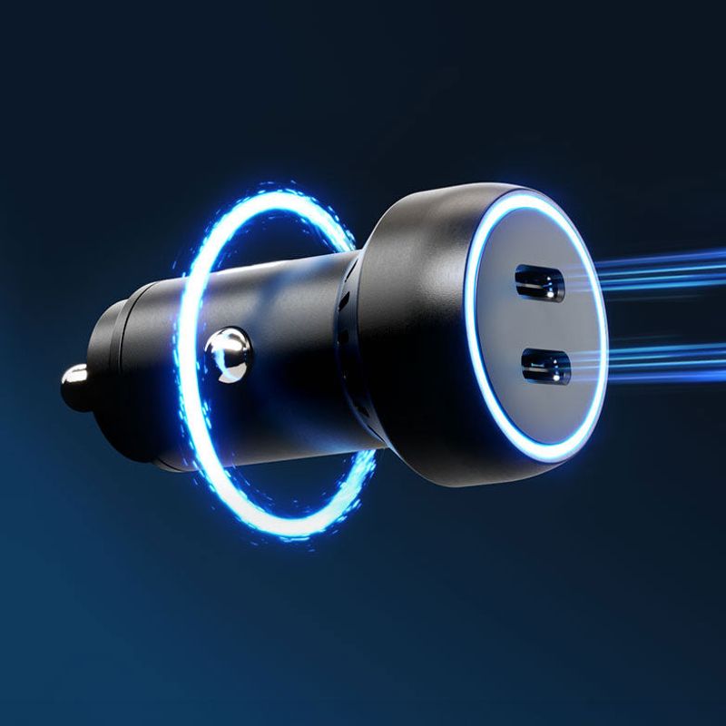 Dual-USB-C Car Charger