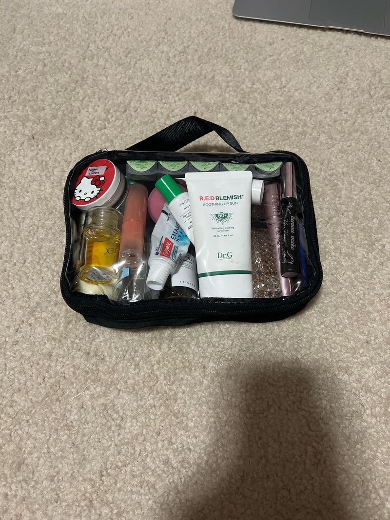 Clear quart-size liquids kit (TSA 3-1-1)