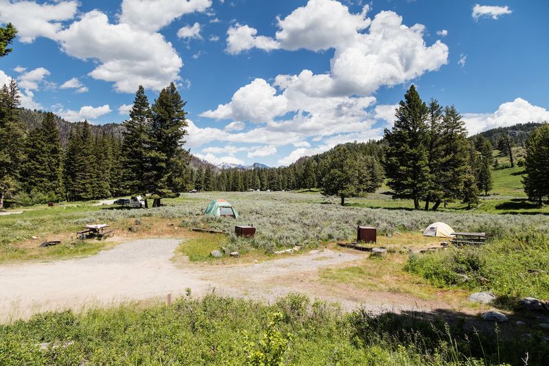 Numerous Closed National Forest Campgrounds (Yellowstone region)