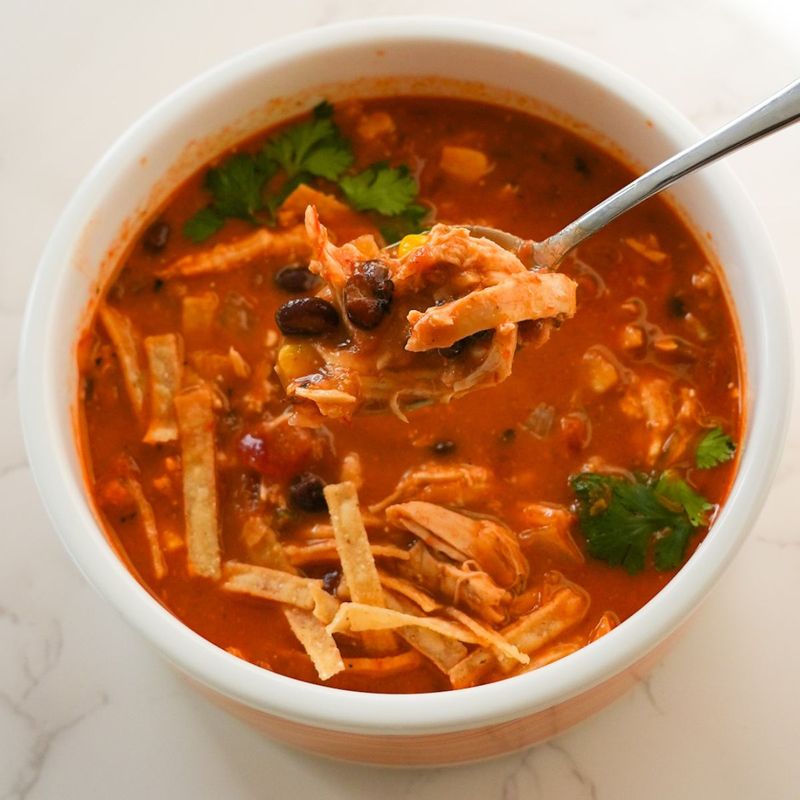 Spicy Tortilla Soup