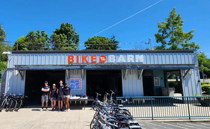 Easy Access via Ferry + Bike Rentals