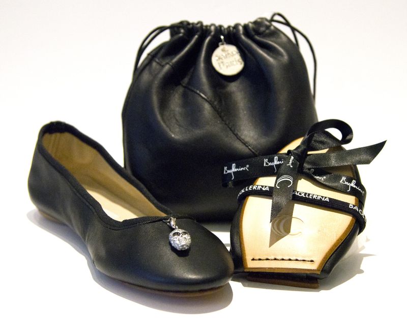 Bagllerina Foldable Leather Flats