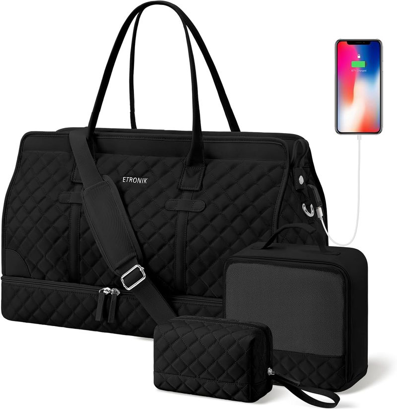 ETRONIK Large Overnight Weekender — Best Budget