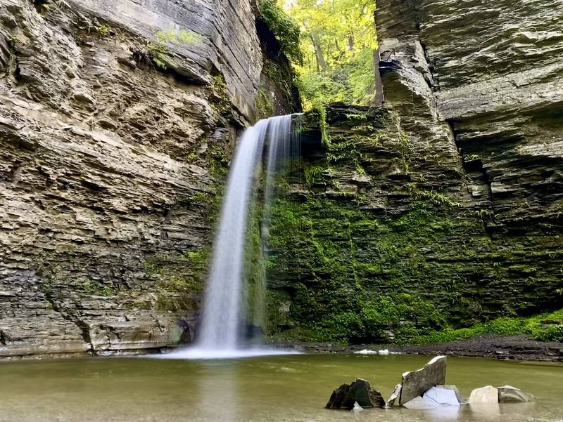 Eagle Cliff Falls — Havana Glen Park, Montour Falls (≈35–40 min)