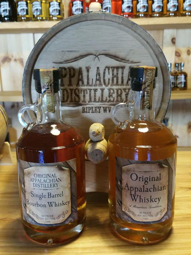 Small Distillery BBQ at Appalachian Distillery, Ripley, West Virginia