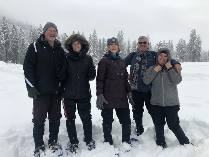 Adventure Through Snowy Trails on Snowshoes