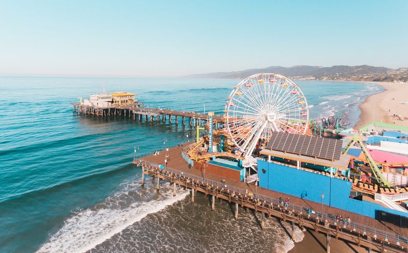 Santa Monica in a straight shot