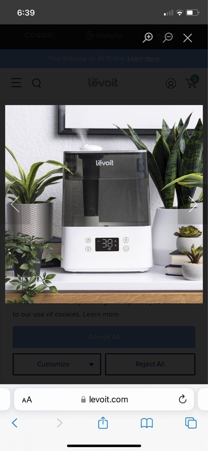 Levoit Classic 300S Ultrasonic Humidifier