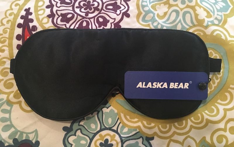 Alaska Bear Silk Sleep Mask (with nose pad)