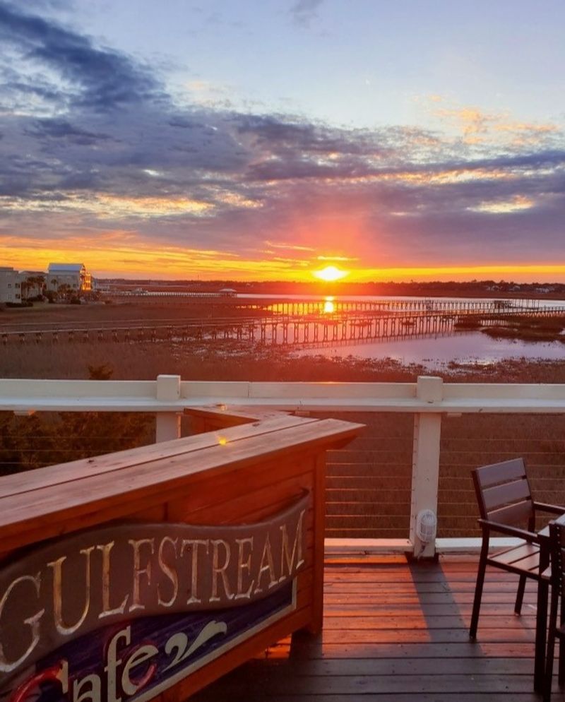 Gulfstream Cafe: Sunset Dining with Panoramic Marsh Views