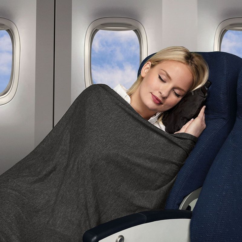 Layers + A Compact Travel Blanket or Big Scarf