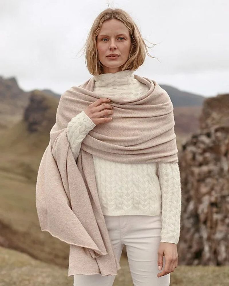 Kinross Cashmere Travel Wrap