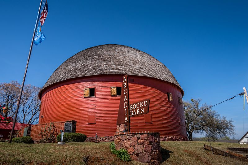 Arcadia Round Barn — Arcadia, OK