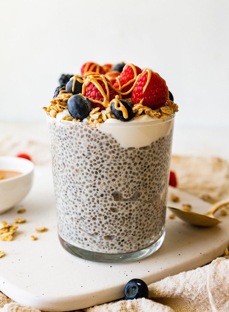 Chia Seed Pudding with Protein Powder