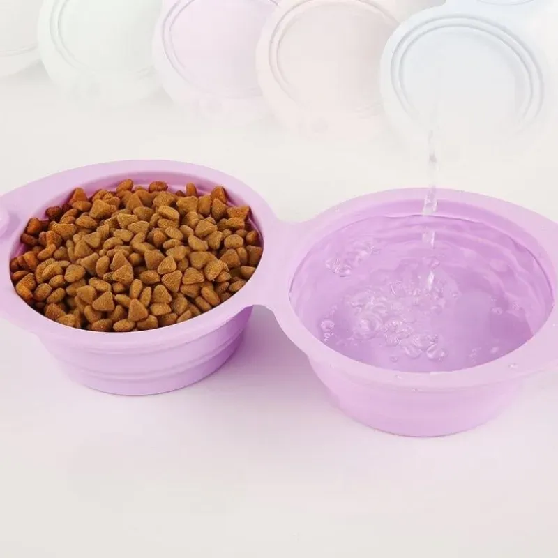 Double Collapsible Bowl Set
