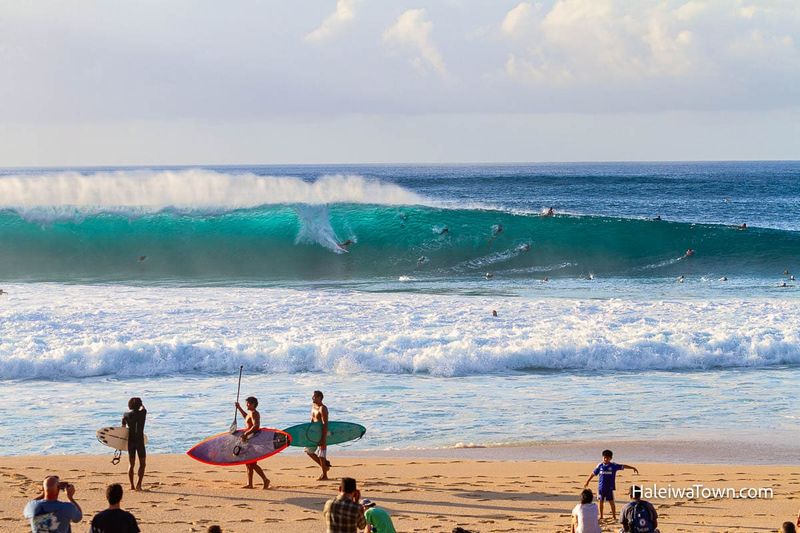 Watch the Surfers at Sunset Beach