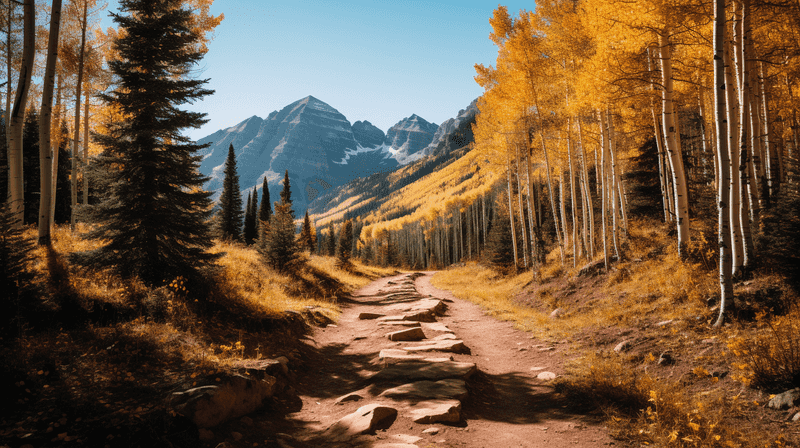 Hiking Through Golden Groves