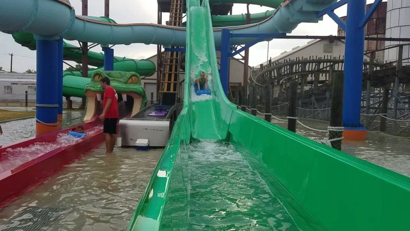 Viper's Tail: Head-First Racing Water Slide