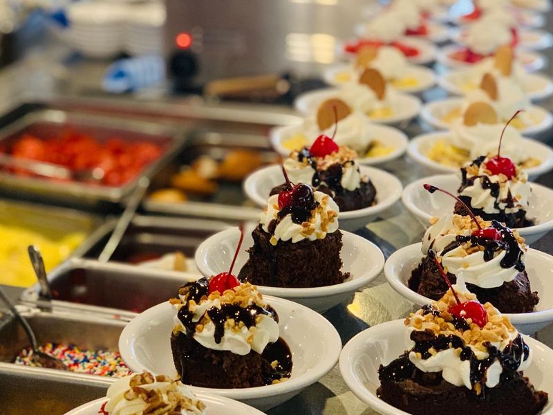 Complete Dining With Salads and Desserts Included