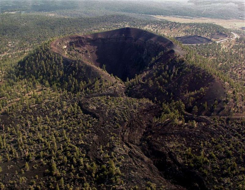 Marvel at Volcanic Cones and Shield Flows