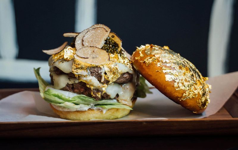 Enjoy a $1,000 Golden Burger at the Armani Hotel