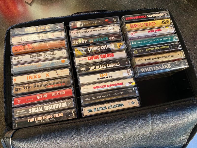Cassette Tapes (and the Case Logic Holder)