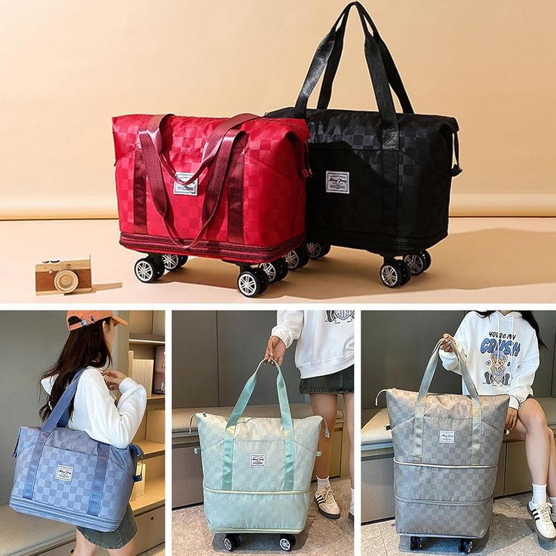 DOJUNS Foldable, Expandable Duffle