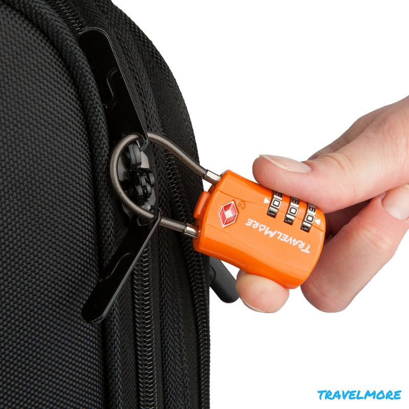 TravelMore TSA Combination Cable Lock