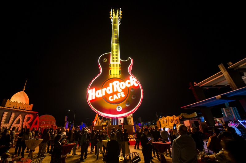 Hard Rock Café Guitar Sign (Las Vegas)