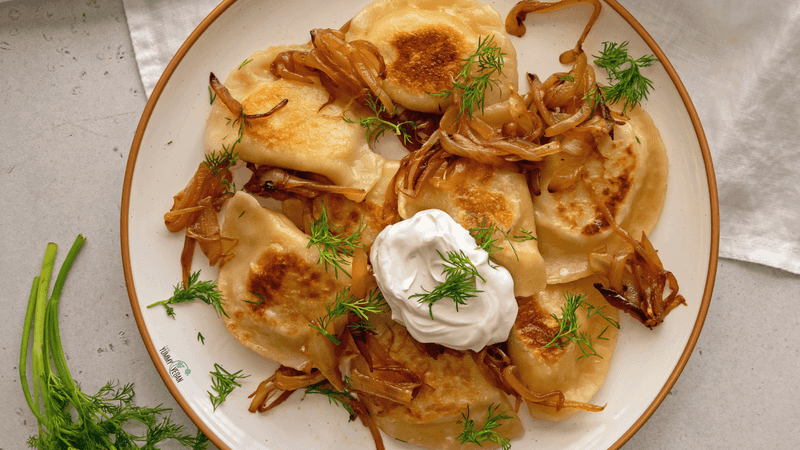 Pierogies with Sauerkraut (Cleveland)