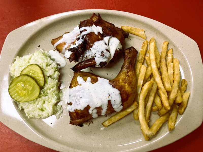 Old Greenbrier Restaurant (Madison) — Bar-B-Que Chicken & White Sauce