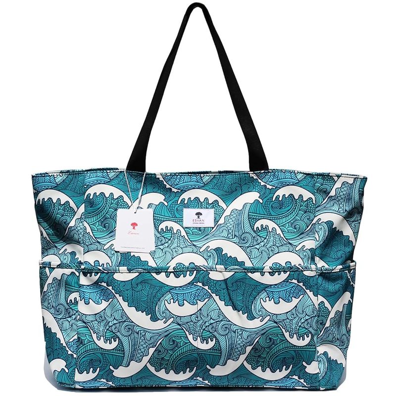 ESVAN Floral Large Beach Bag