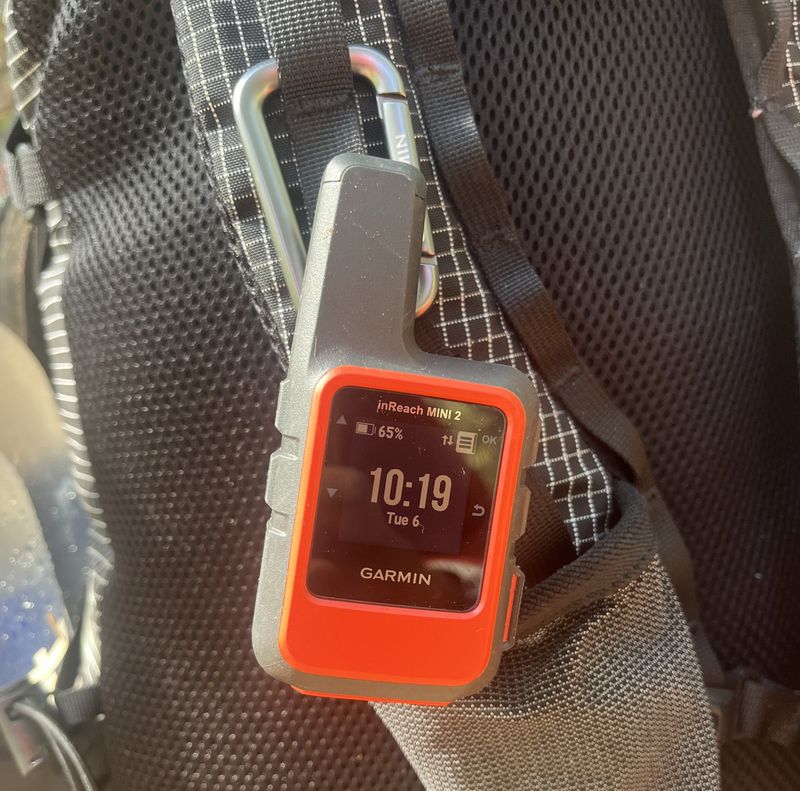 Garmin inReach Mini 2 (satellite communicator) — Best ultralight SOS + breadcrumb nav