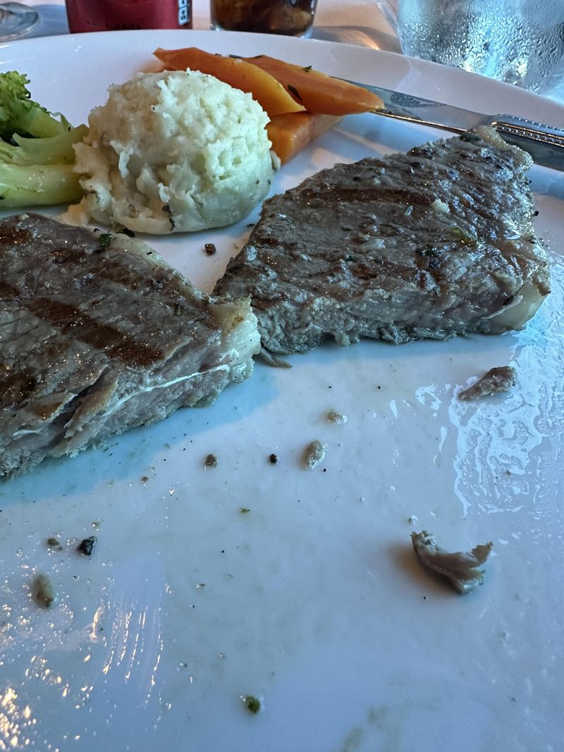 Mediocre Steaks in Main Dining Rooms