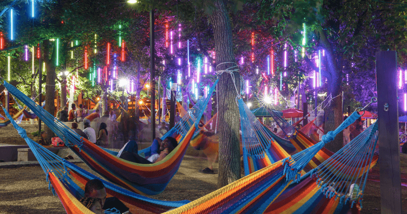 Hang out at Spruce Street Harbor Park (summer)