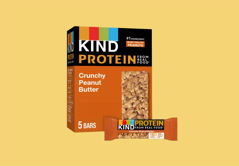 KIND Protein (Crunchy Peanut Butter) – Crunchy nut-based protein