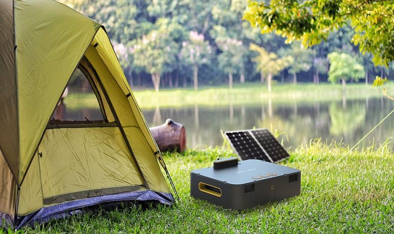 Solar-Powered Camping Heater