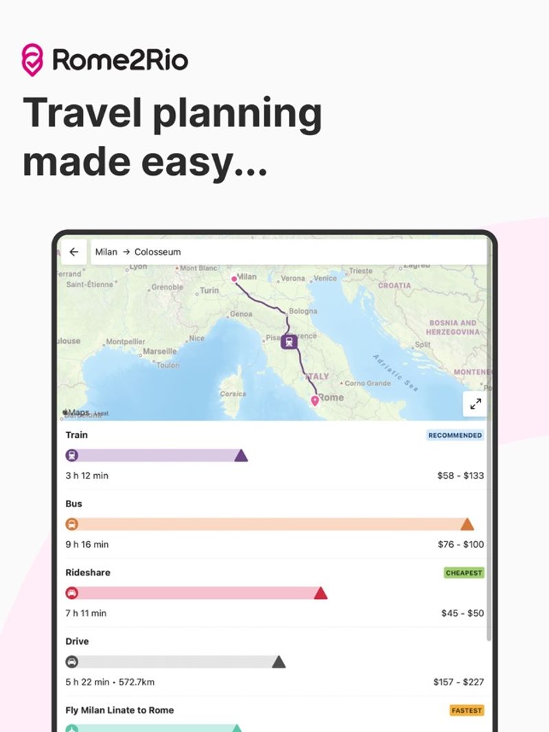 Rome2Rio - Multi-Modal Journey Planner